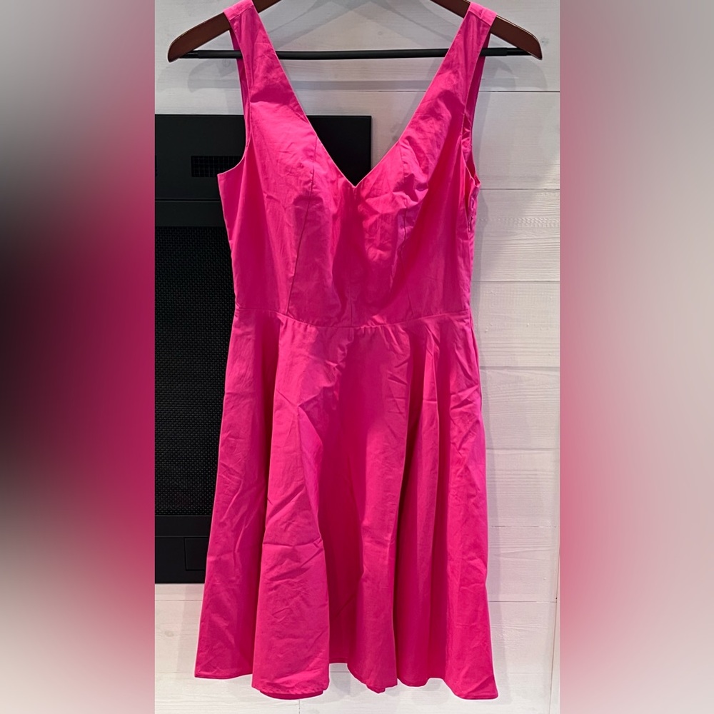 Vineyard Vines Pink Fit and Flare Tie Back Mini Dress size 00